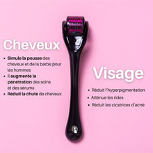Charger l'image dans la galerie, Dermaroller 0,25 mm en titanium Microneedling multi-fonction - POPMYCURLS BOX PARIS