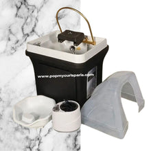 Charger l'image dans la galerie, Bac head spa portatif sans raccordement 60L (complet) noir - POPMYCURLS BOX PARIS