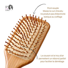 Charger l'image dans la galerie, Brosse en bambou Antistatique Head Spa - POPMYCURLS BOX PARIS