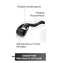 Charger l'image dans la galerie, Dermaroller 0,25 mm pour Microneedling des cheveux/de la barbe - POPMYCURLS BOX PARIS