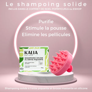 Shampoing solide purifiant à l'ortie piquante 60gr - POPMYCURLS BOX PARIS