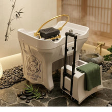 Charger l'image dans la galerie, OSAKA BAC portatif HEADSPA 50L + cuve 25L
