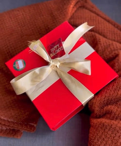 Coffret cadeau solide fermeture aimantée - Rouge brillant - POPMYCURLS BOX PARIS