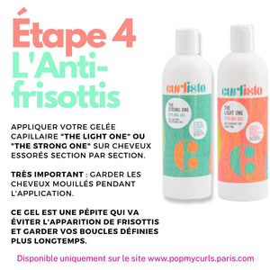 Gelée capillaire Anti-frisottis très fixante 355ml - POPMYCURLS BOX PARIS